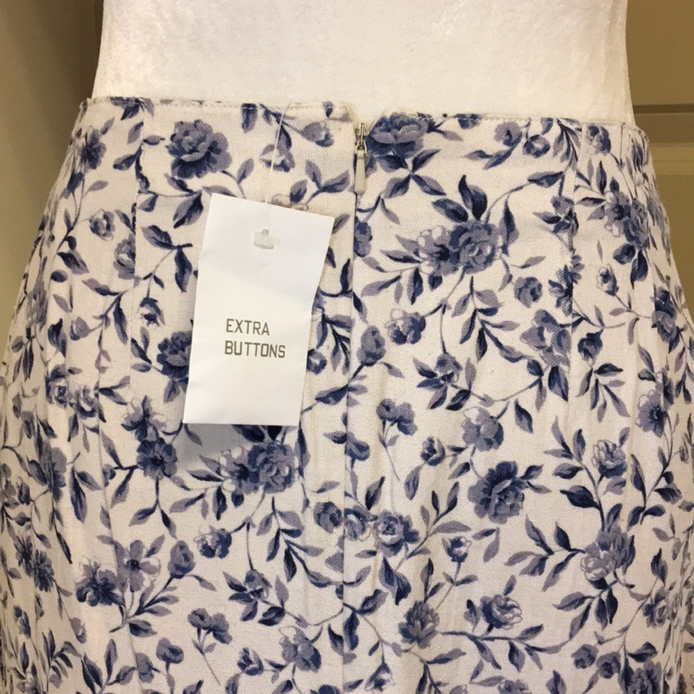 Talbots Floral Print Maxi Wrap Skirt - Picture 6 of 8